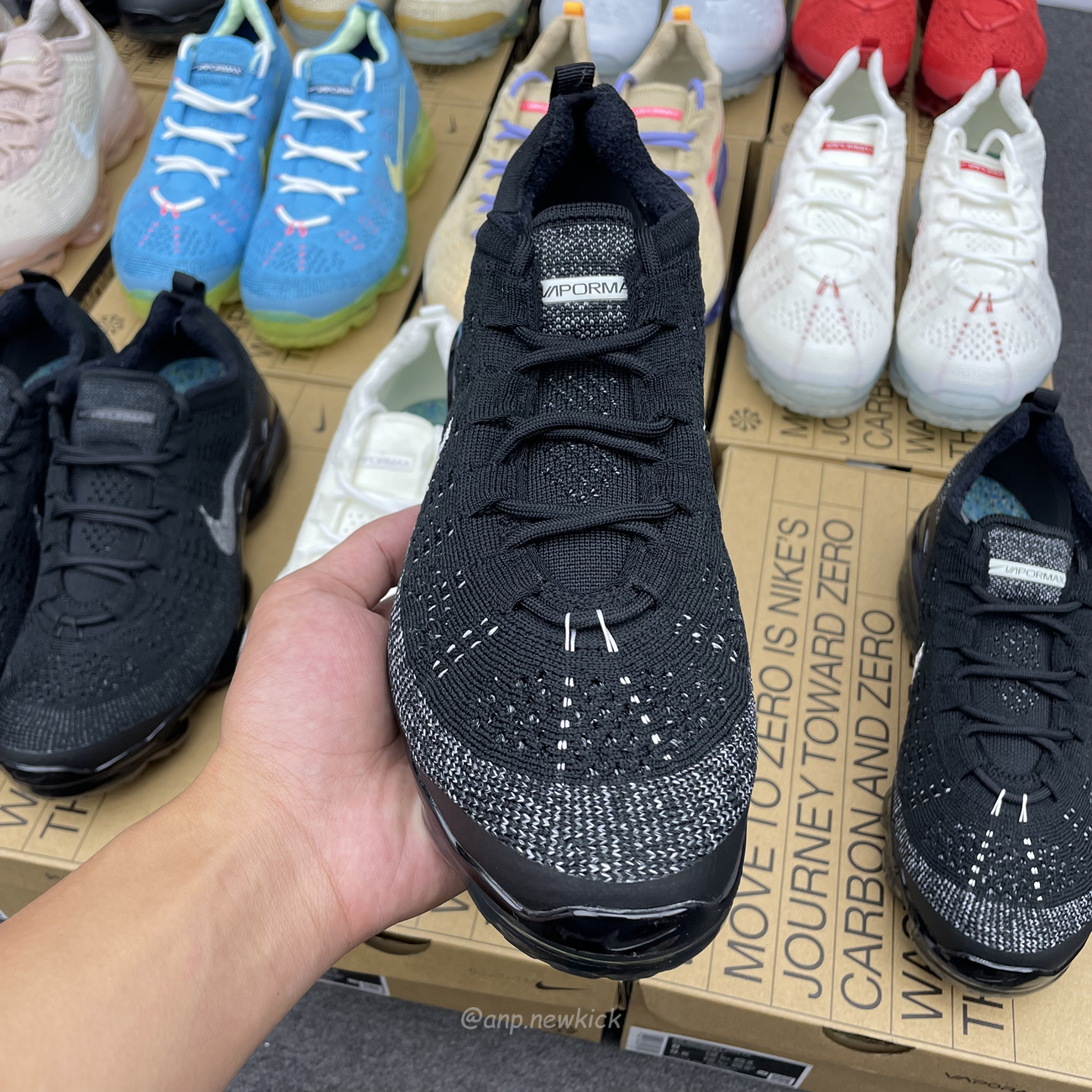 Nike Air Vapormax 2023 Fk Black Sail Anthracite (9) - www.newkick.vip